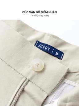 Thumbnail Quần short nam JBAGY vải kaki cotton, ống lửng ngắn vải Kaki co giãn 2 chiều - JN2401 2
