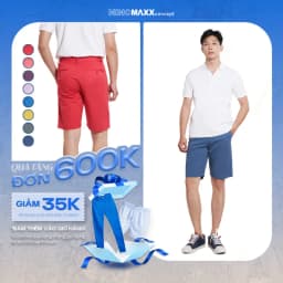Thumbnail Quần Short Nam Kaki Chất Cotton Co Giãn N&M Thương Hiệu NINOMAXX 2304004 1