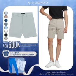 Thumbnail Quần Short Nam Kaki Chuẩn Form  N&M Thương Hiệu NINOMAXX 2304005 1