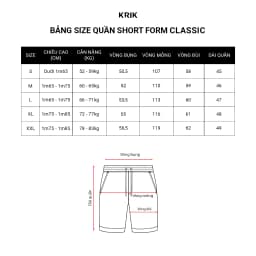 Thumbnail Quần Short Nam KRIK Form Classic Thiết Kế Dây Rút Giấu Gọn Trẻ Trung Nắng Động QS8152 1