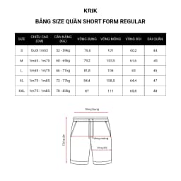 Thumbnail Quần Short Nam KRIK Form Regular Kaki Cao Cấp Thiết Kế Tối Giản Thoải Mái QS8099 1