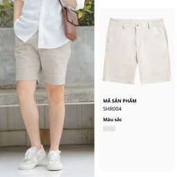 Thumbnail Quần Short Nam MANDO Chất Vải Kaki Mềm Mại Nhiều Màu Kiểu Dáng Basic Hàn Quốc Thời Trang Nam MANDO SHR004 2