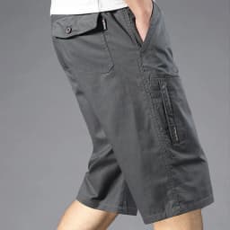 Thumbnail Quần Short Nam Quần Short Rời Plus Size Bố Mặc Ngoài Mùa Hè Cotton Thường Ngày Cướp Biển Quần Short Thứ Năm L-6XL BEFOYI ZXH085 4