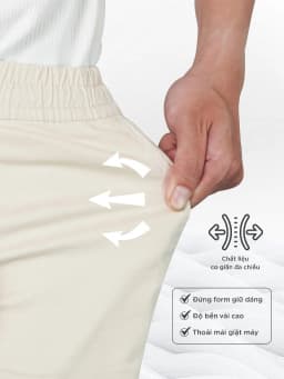 Thumbnail Quần Short nam vải Kaki nhung cao cấp, trẻ trung, lịch lãm, chuẩn form - HUSSIO 3
