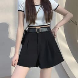 Thumbnail Quần short nữ silive quần đùi nữ cạp cao phong cách trẻ trung 3
