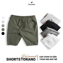 Thumbnail Quần short đũi nam TORANO cạp chun thoáng mát, form chuẩn FSBI001 2