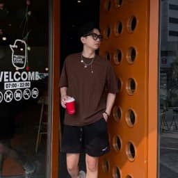 Thumbnail Quần Short Đùi Unisex N7 NEWSEVEN Basic nam nữ form rộng Local Brand QS.321 2