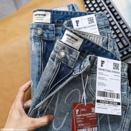 Thumbnail Quần Shorts Nam Any Chất Jean Form Relaxed Fit Dài Trên Gối Chính Hãng Fapas 2