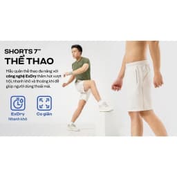 Thumbnail Quần Shorts thể thao 7 inch đa năng thoáng khí Exdry Coolmate 2