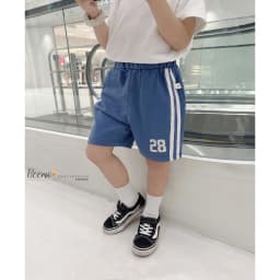 Thumbnail Quần shorts thể thao in số 28 Chất liệu da cá mềm mại co giãn thoáng khí B612 2