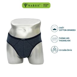 Thumbnail Quần Sịp Nam Narsis C230019, Quần Tam Giác, Chất Co Giãn 4 Chiều, Mềm Mại, Thông Hơi, Thoáng Khí 1
