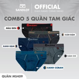Thumbnail Quần Sịp Tam Giác Nam Jackies Cao Cấp, Thiết Kế Màu Sắc Hiện Đại, Bắt Mắt, Ôm Dáng Thon Gọn MS409 1