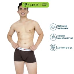 Thumbnail Quần Sịp Đùi Nam Narsis F7016A, Chính Hãng, Co Dãn 4 Chiều, Thông Hơi, Thoáng Khí, Êm Ái Khi Mặc 1