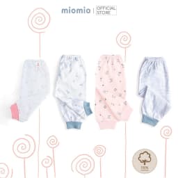 Thumbnail Quần Sơ Sinh Dài Rã Đáy Bo MIOMIO - Cho Bé Trai, Bé Gái (Từ 0-24 tháng), Vải Cotton 1