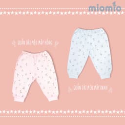 Thumbnail Quần Sơ Sinh Dài Rã Đáy Bo MIOMIO - Cho Bé Trai, Bé Gái (Từ 0-24 tháng), Vải Cotton 3