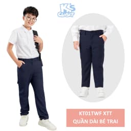 Thumbnail Quần Sooc và Quần Dài Đồng Phục Cho Bé Trai Từ 19 - 52kg (6-14 tuổi) KT01THF/ KT05FOS 3