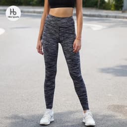 Thumbnail Quần tập Yoga - Gym dài trơn Lưng cao QD308 Hibi Sports 4