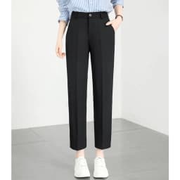 Thumbnail Quần tây baggy nữ đen form dài đi làm, đi học THOCA HOUSE quần tây cho nữ trên 170cm dài 100cm 2