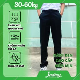 Thumbnail Quần tây bé trai đi học Kaki cao cấp, mềm mại hơn, thoáng mát, có độ bền cao, ít nhăn. 1