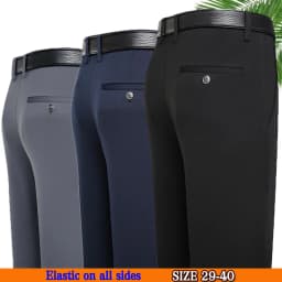 Thumbnail Quần tây BEFOYI dáng suông mỏng lưng cao size lớn thời trang công sở cao cấp cho nam 4
