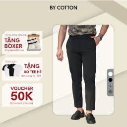 Thumbnail Quần Tây Dài Nam By Cotton Cao Cấp Trousers Slimfit Multi Color 1