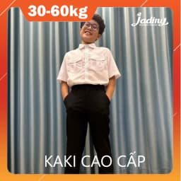 Thumbnail Quần tây đi học nam cấp 2 màu xanh đen, màu đen cao cấp ống suông thời trang Jadiny 2