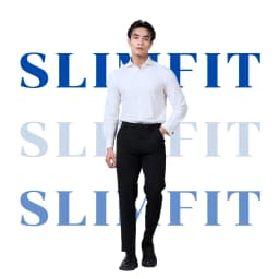 Thumbnail Quần Tây Nam Công Sở Hàn Quốc AKUBA Cao Cấp Slimfit Dáng Suông Cotton Dày Dặn Đi Học | 01K3008 4