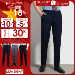 Thumbnail Quần Tây Nam Thời Trang Biluxury 7QAUB003/8QAUB300 Chất Vải Mềm Mịn Mỏng Nhẹ Phom Dáng Trẻ Trung Năng Động 1