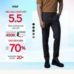 Thumbnail Quần tây nam trơn 4MEN QT031 form slimfit tôn dáng, vải rayon cao cấp hạn chế nhăn, mềm mịn, co giãn 1