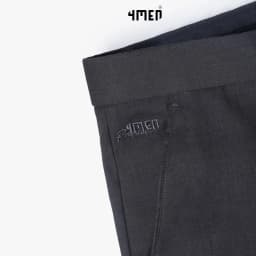 Thumbnail Quần tây nam trơn 4MEN QT031 form slimfit tôn dáng, vải rayon cao cấp hạn chế nhăn, mềm mịn, co giãn 4