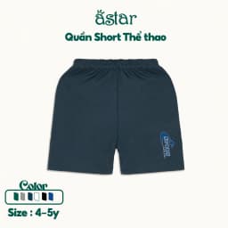 Thumbnail Quần thể thao Astar chất liệu polo cool mát mẻ thoáng khí size 4-5Y (18-25kg) 2