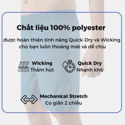 Thumbnail Quần thể thao nam 7inch Ultra Short có túi khóa kéo Coolmate 2