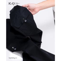 Thumbnail Quần túi hộp kaki co giãn KQSTYLING đen cao cấp 1