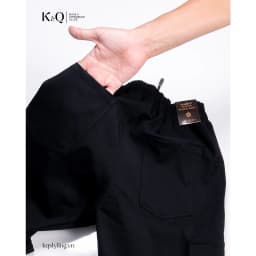 Thumbnail Quần túi hộp kaki co giãn KQSTYLING đen cao cấp 3