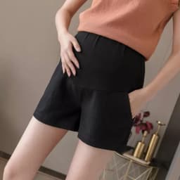 Thumbnail Quần đùi bầu chất đũi mùa hè 2MAMA lửng ống rộng dáng suông a - V42 1