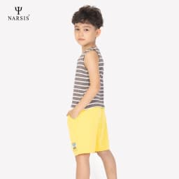 Thumbnail Quần Đùi Bé Trai Narsis, Chất Cotton Mềm Mịn, Co Giãn, Nhiều Màu, Thiết Kế Dễ Thương, Thoải Mái 2