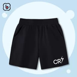 Thumbnail Quần đùi bé trai Ronaldo Messi mẫu mới 2025 chất da cá cạp chun co giãn phong cách mùa hè cho bé từ 2 đến 10 tuổi 2