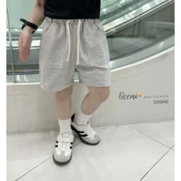 Thumbnail Quần đùi cho bé Beemo dáng vừa phối túi bên hông kèm dây rút vải cotton co giãn mặc đi học, đi chơi từ 1 - 7 tuổi 22030Q 4