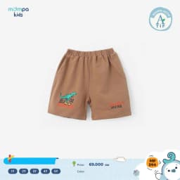 Thumbnail Quần đùi cho bé Mompa 1-5 tuổi vải Cotton Actif mềm mại co giãn thoáng khí 594 3