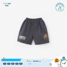 Thumbnail Quần đùi cho bé Mompa 1-5 tuổi vải Cotton Actif mềm mại co giãn thoáng khí 594 4
