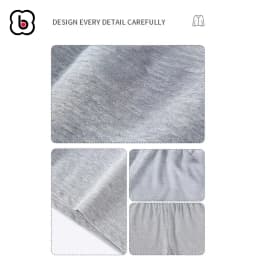 Thumbnail Quần đùi cho bé trai bé gái BabyloveGO quần short thun có túi chất liệu cotton thoáng mát QT012 2