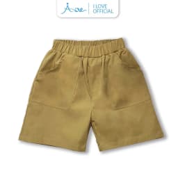 Thumbnail Quần đùi cộc kaki bé trai, quần short ngắn ILOVE chất liệu kaki mềm cho bé từ 10-32kg 2