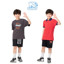 Thumbnail Quần Đùi K'S CLOSET Chất Liệu Vải Cotton Có 1 Túi Hộp Cho Bé Trai (2-14 tuổi) từ 10kg-55kg KT027FIS, E010FIS 1