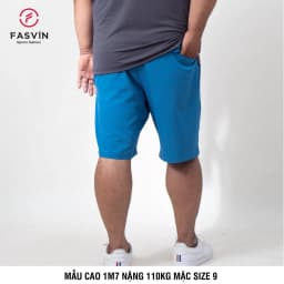 Thumbnail Quần đùi nam BIGSIZE FASVIN D20206.HN chất vải gió co giãn mềm mát túi có khóa cho người từ 80-120kg 3