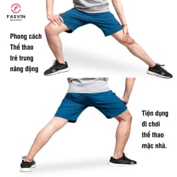 Thumbnail Quần đùi nam fasvin Q20201.HN vải gió chun mềm mại co giãn thoải mái 3