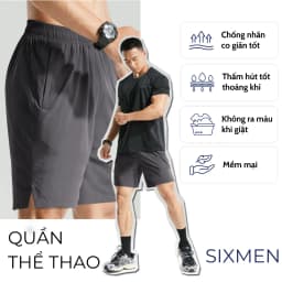 Thumbnail Quần đùi nam SIXMEN [Tặng Kèm Hộp Quà] vải gió cao cấp xin mềm mại, co giãn, vận động thoải mái 1