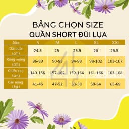 Thumbnail Quần đùi nữ mặc nhà coton co giãn cao cấp 4LOVA cạp chun in họa tiết vintage dễ thương 4