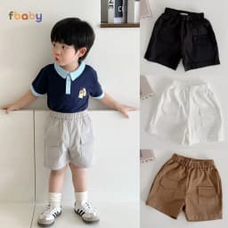 Thumbnail Quần Đùi Short Bé Trai Fbaby Chất Liệu Kaki Co Giãn Thiết Kế Túi Hộp Thoáng Mát Phong Cách Thể Thao Đi Chơi, Đi Học 1