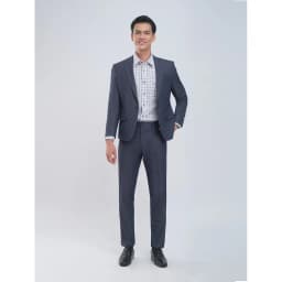 Thumbnail Quần vest VIETTIEN chất liệu da phom regular fit VT00000113 2