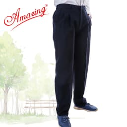 Thumbnail Quần xanh học sinh lưng thun, đồng phục đi học, xếp 2 ly, dây kéo,form rộng, từ 20 đến 95kg, AMAZING 3